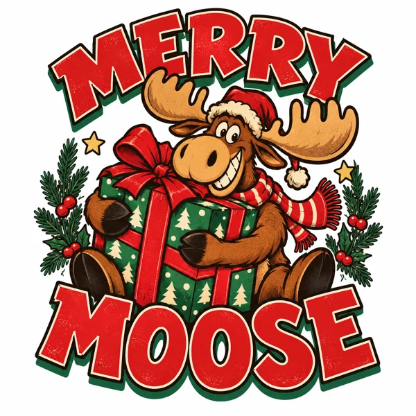 MERRY MOOSE · 1990s — actual template example