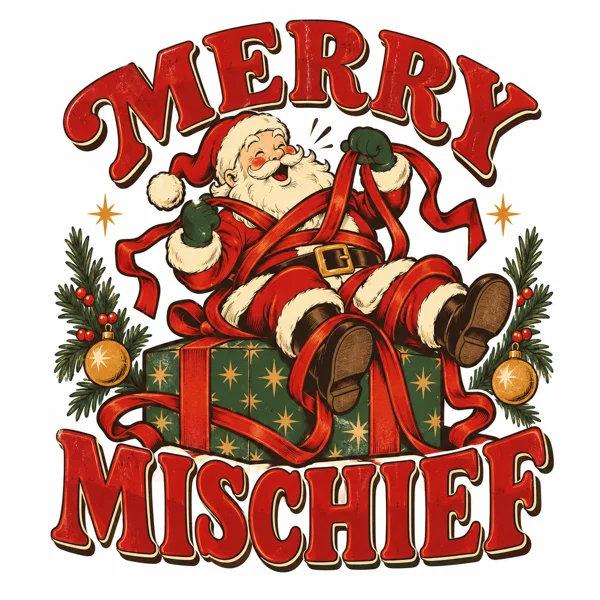 MERRY MISCHIEF · 1950s — actual template example