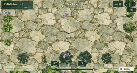 Actual recording: automatic spell combat