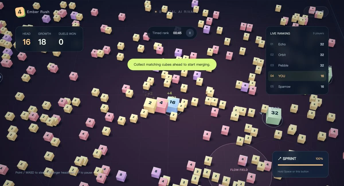 Ember Rush actual gameplay