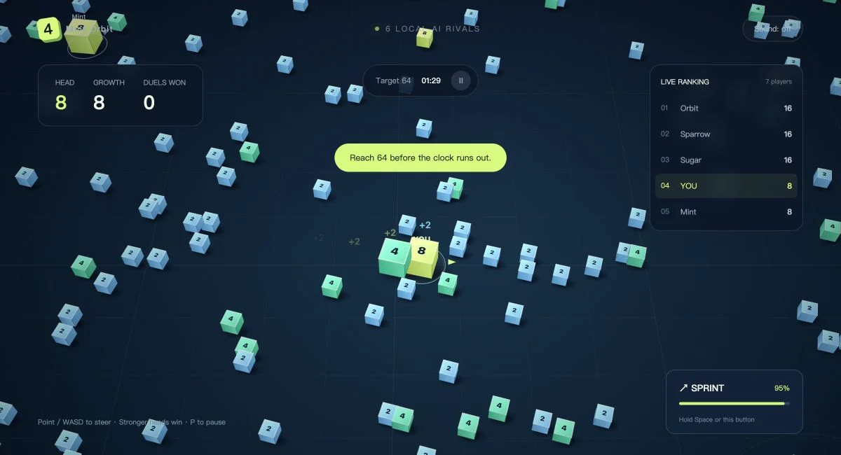 Mint Orbit actual gameplay