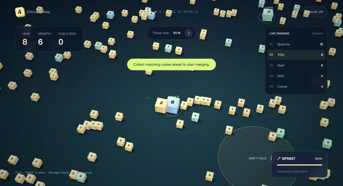 Citrus Relay actual gameplay