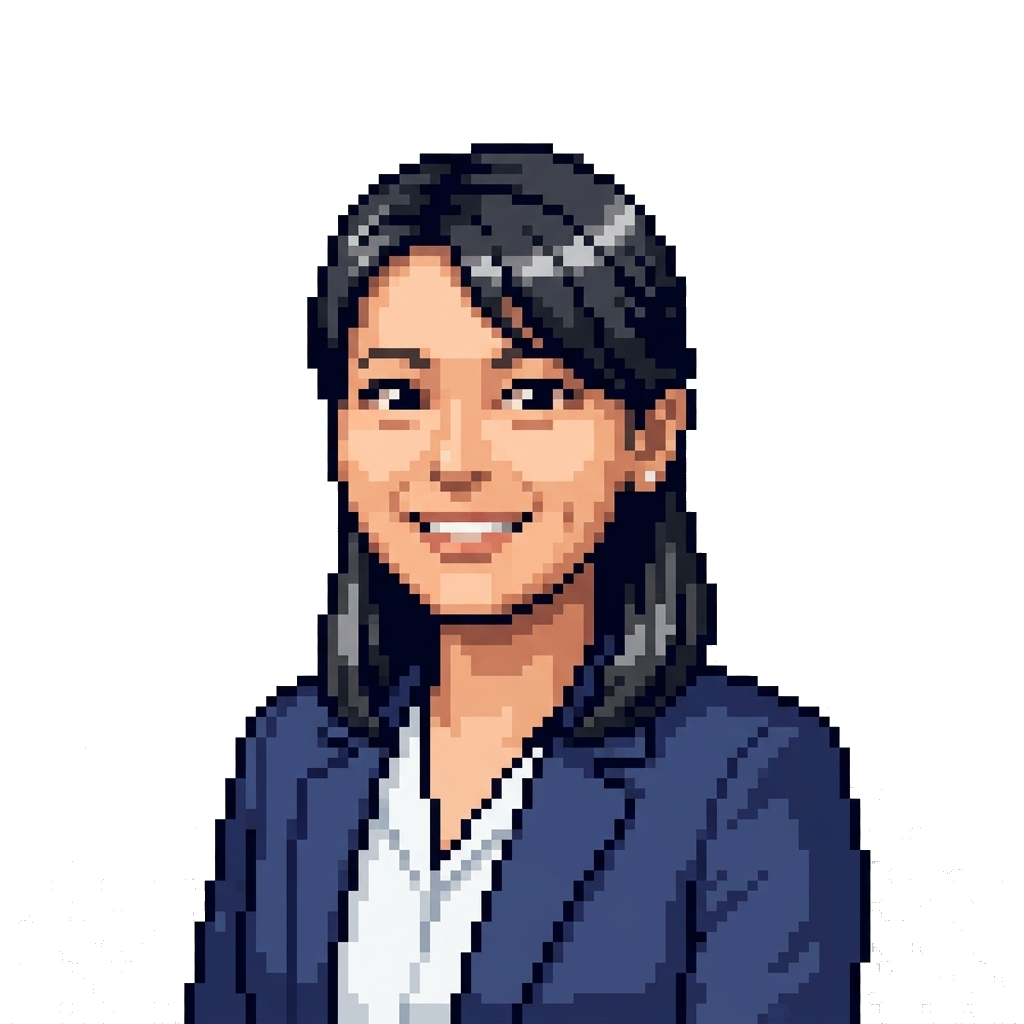 Pixel art portrait