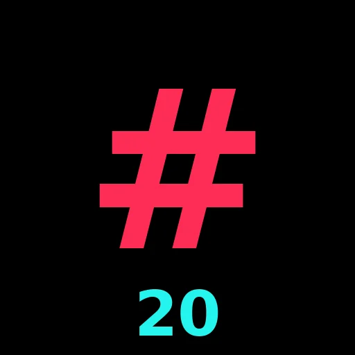 TikTok Hashtag & Cover Generator — 20 FYP Tags