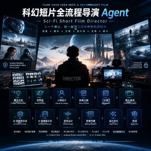 科幻短片全流程导演 Agent