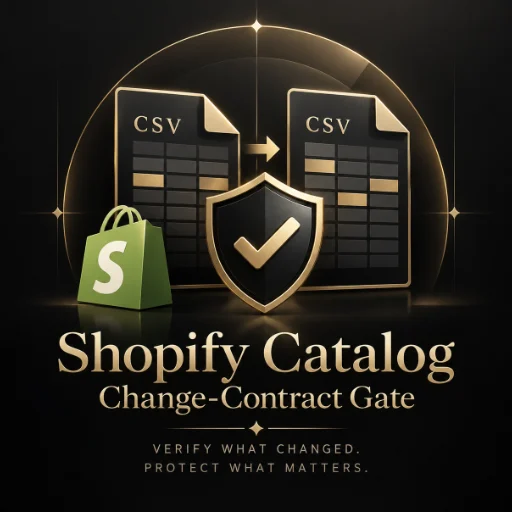 Shopify Catalog Change-Contract Gate