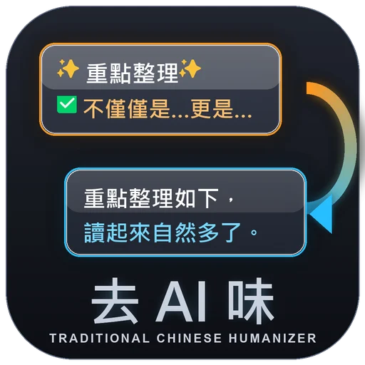 繁中去 AI 味 — Traditional Chinese Humanizer