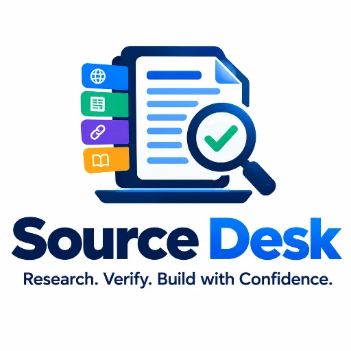 Source Desk: Research Ledger & Quote Checker