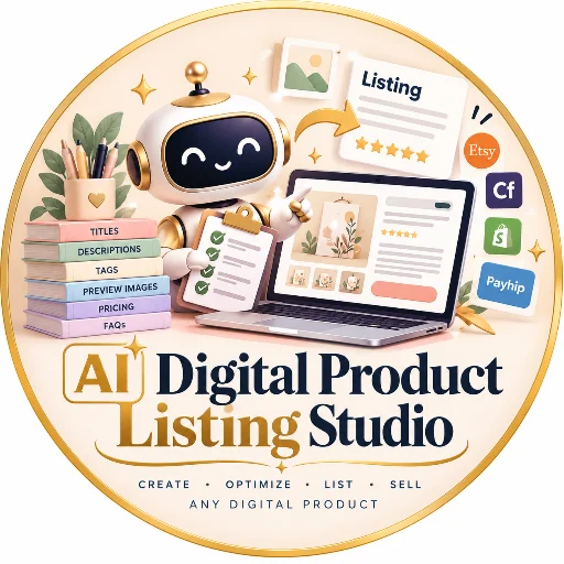 AI Digital Product Listing Studio