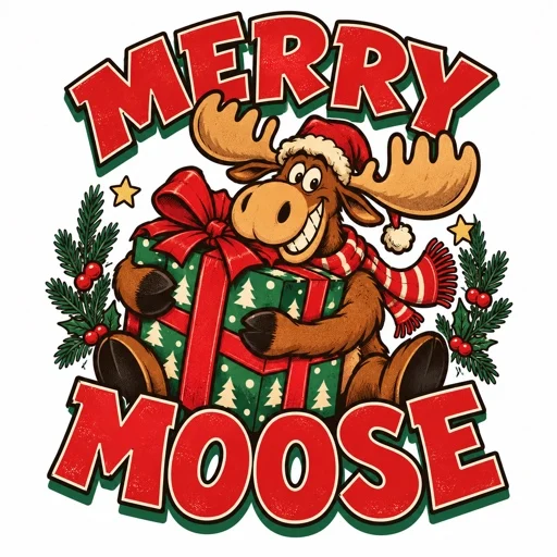 Retro Christmas Emblem Studio